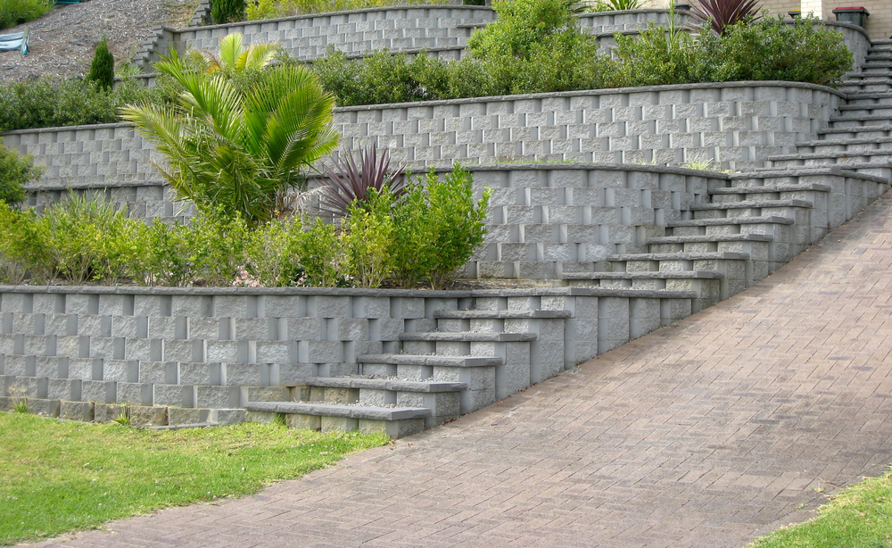 What Are Link Block Retaining Walls Tampa Fl Landscape Retaining Wall Orlando Fl Bedrock Orlando